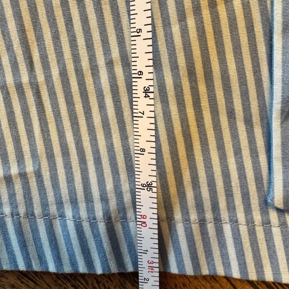 White House Black Market (WHBM) Seersucker Utility Midi Dress, BLUE/WHITE, SZ 4 - Picture 10 of 10